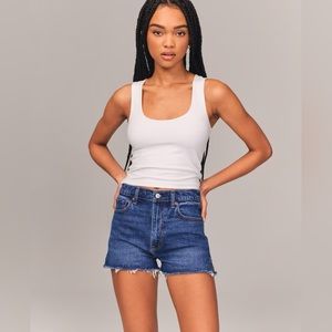 Abercrombie High Rise Mom Shorts